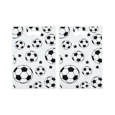 Imagem de Sacolas De Festa De Futebol, Sacolas Plásticas De Presente Com Tema De