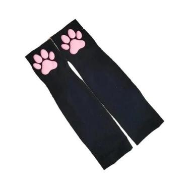 Imagem de Luvas De Silicone 3D Rosa Com Design De Pata De Gato, Macias E Fofas, 