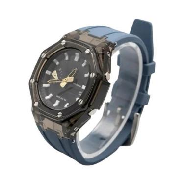 Imagem de Adaptador De Pulseira De Borracha Transparente Para Relógio G Shock GA