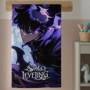 Imagem de Toalha Banho Infantil Estampa Desenho Leveling Sl Algodão Macio Confor