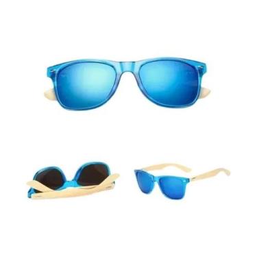 Imagem de Óculos De Sol Unissex Polarizados Com Armação De Madeira Natural, Ócul