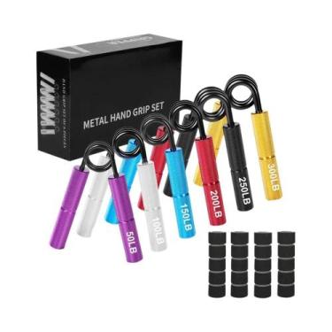 Imagem de Fortalecedor De Mão Em Metal, Exercitador De Dedos, Treinador De Força