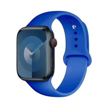 Imagem de Pulseira Esportiva De Silicone 44mm 45mm 40mm 41mm 42-46mm Para Apple 