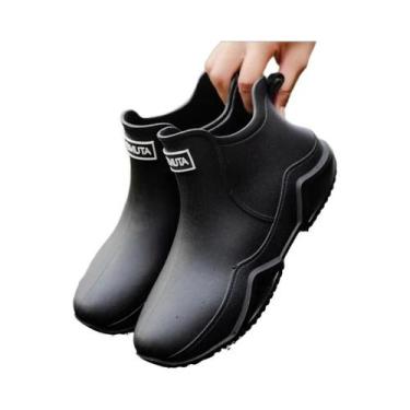 Imagem de Botas De Chuva Unissex Impermeáveis De Cano Baixo, Estilosas Para Pesc