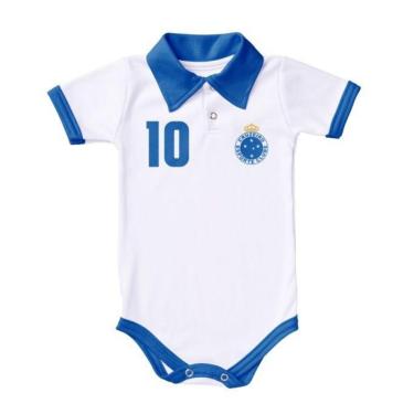 Imagem de Body Cruzeiro Polo Branco Torcida Baby