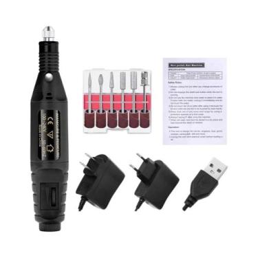 Imagem de Máquina De Furar Unhas Elétrica Portátil LULAA, Conjunto De Ferramenta