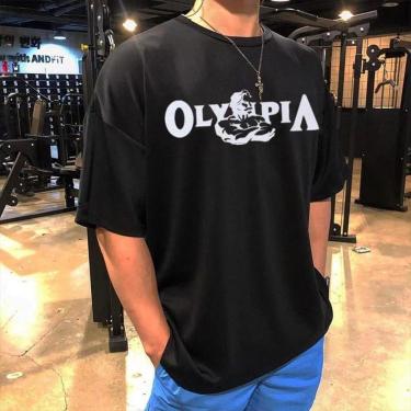 Imagem de Camiseta Oversized Básica Camisão  Algodão Academia Maromba Treino Musculação-Masculino