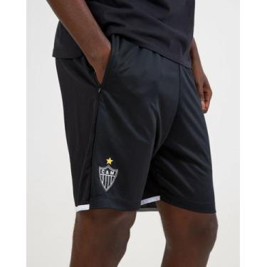 Imagem de Bermuda masculina atlético mineiro short galo teia oficial, GG