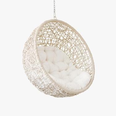 Imagem de Balanço Com Suporte Jardim Corda Náutica Decor Area Externa - Sarah Mó