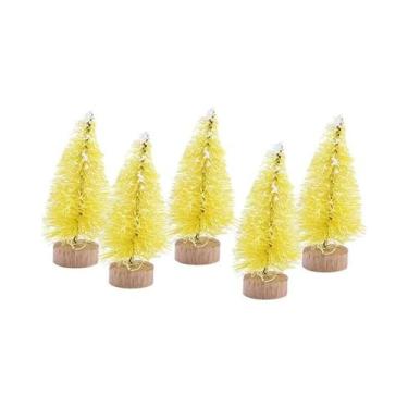 Imagem de Mini Árvore De Natal Artificial 30PCS Decoração DIY Papai Noel Neve De