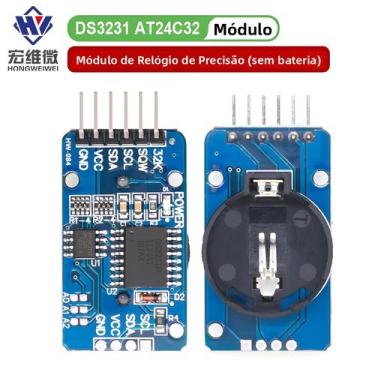Imagem de Módulo De Memória RTC De Precisão DS3231 AT24C32 IIC Para Arduino Rasp