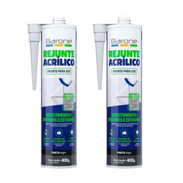 Imagem de Kit 2 Pu 40 400g Rejunte Acrílico Barone Diversas Cores
