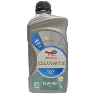 Imagem de Óleo Lubrificante do Motor Total Quartz API SN 7000 15W40 SN Semissint
