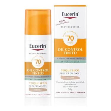 Imagem de EUCERIN Protetor Solar Facial Oil Control Cor Média FPS 70 5 - Congrat