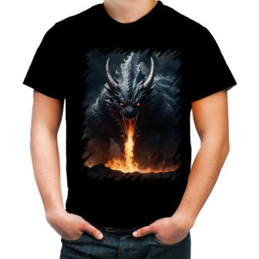 Imagem de Camiseta Colorida Leviathan Infernal Fogo 3, G