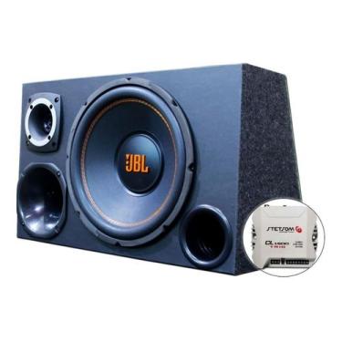 Imagem de Caixa Trio Som Automotivo Completa Dutada + Modulo Stetsom - OESTESOM