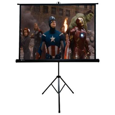 Imagem de Tela de Projeção com Tripé Techlumens TBTPS120V para Apresentações com Área 240 X 180 c...