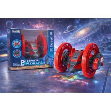 Imagem de Carrinho Espacial Exploração Brinquedo Luz Música Rotação 360 Radical 