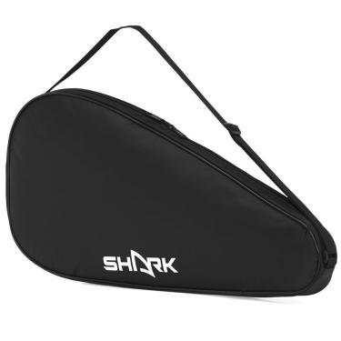 Imagem de Capa Shark Para Raquete De Beach Tennis Preta e Branca-Unissex