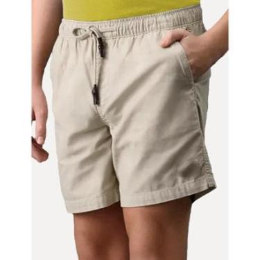 Imagem de Bermuda Calvin Klein Infantil Color Curta Paper Caqui Claro-Masculino