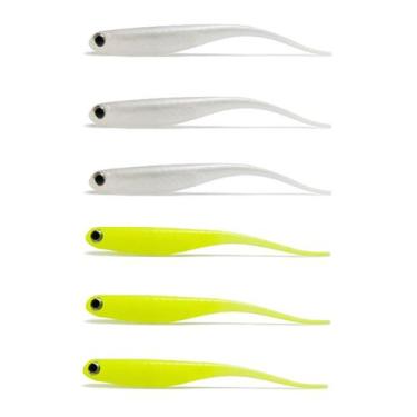 Imagem de Kit 6 Iscas Artificiais Para Pesca Monster 3X Shad Minnow 10cm, Kit 1