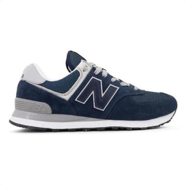 Imagem de Tênis New Balance 574 V2 Masculino, 38, Marinho, Cinza
