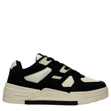 Imagem de Tênis Feminino Ramarim Com Detalhes Preto Casual 2689136, Preto, Cocon