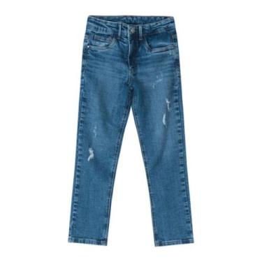 Imagem de Calça Jeans Malwee Premium Menino - 4 Anos - Com Regulagem Na Cintuta 