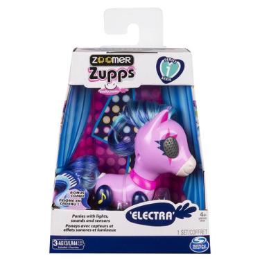 Imagem de Pônei Electra Interativo Luz e Som Zoomer Zupps Pretty Ponies SUNNY 19