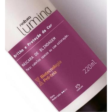 Imagem de Máscara de Blindagem Lumina Brilho e Proteção da cor 220ml - Cosmético