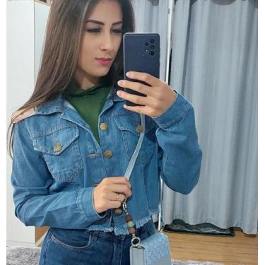 Imagem de Jaqueta jeans brilho - Flor de lis 