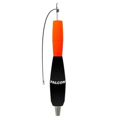 Imagem de Boia Torpedo Jr Falcon Alta Visualização 75g - JR Pesca, Laranja