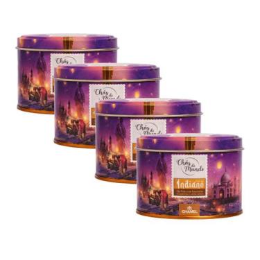Imagem de Kit 4 Chá Indiano Chás do Mundo Chamel 50g