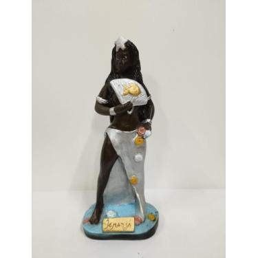 Imagem de Imagem em gesso orixá iemanjá modelo 008 22,5 cm - CASA FÉ