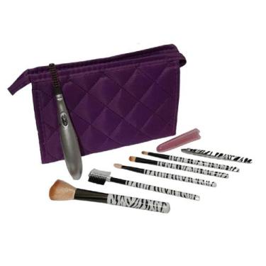Imagem de Kit Necessaire com Pinceis e Acessórios de Maquiagem - nº1 - KOPECK