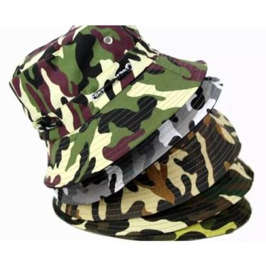 Imagem de Chapéu Bucket Hat Com Forro Regulador E Respiradores Top - oem, Camufl