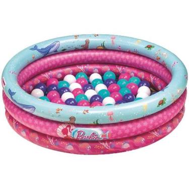 Imagem de Piscina de Bolinhas Barbie com 25 bolinhas - Fun Divirta-se