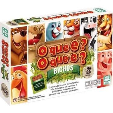 Imagem de Jogo O Que é O Que é Bichos Nig Brinquedos 1135