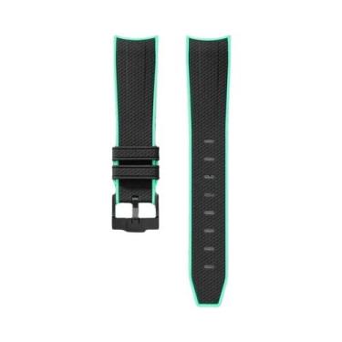 Imagem de Pulseira De Silicone Curvada De 20mm Para Omega X Swatch MoonSwatch Pl