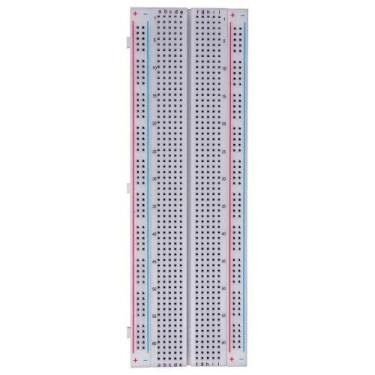 Imagem de Protoboard Msb-101 830 Furos para Testes Eletrônicos Preto Icel