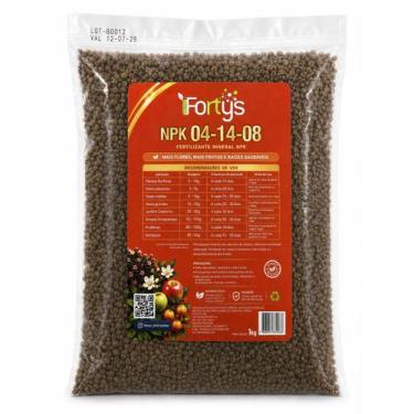 Imagem de Adubo FORTYS Rosa do Deserto Floração NPK 041408 1kg Fertilizante para