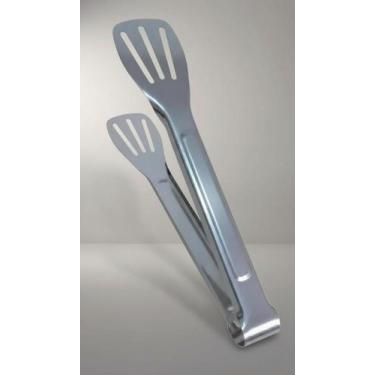 Imagem de Pegador Aço Inox Churrasco Salada 23,5cm - Congratulations Store