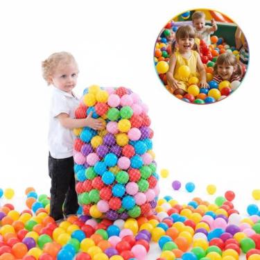 Imagem de Saco de Bolinhas Coloridas Piscina Infantil 100 unidades - Lirena Baby
