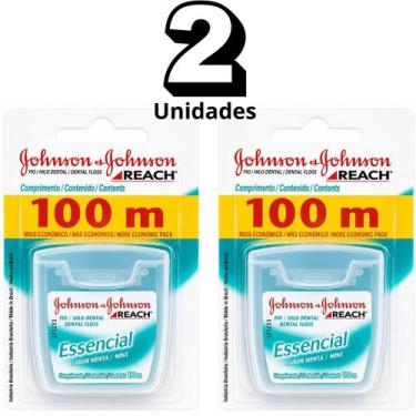 Imagem de Fio Dental Essencial Menta Johnson's Hortelã Kit 2 Und 100m