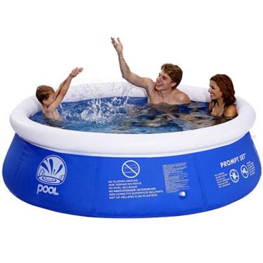 Imagem de Piscina inflável de 1000 litros verão pratica resistente redonda 51X168CM de