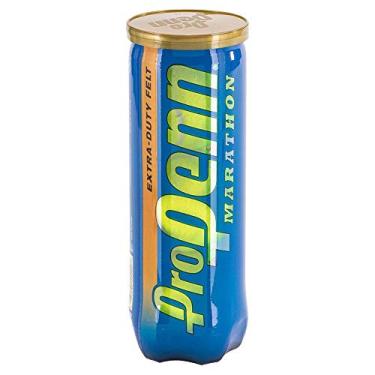 Imagem de Penn Bolas de tênis Pro Marathon – Bolas de tênis pressurizadas de feltro extra resistente – 1 lata, 3 bolas