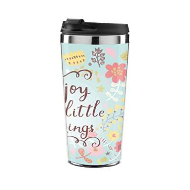 Imagem de Copo Térmico Divirta-se Tampa Rosqueável - Não Vaza - Inox