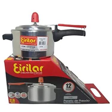 Imagem de Panela de pressão com tampa 2litros Eirilar em Alumínio Polido