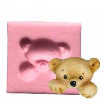 Imagem de Molde De Silicone Rosto Urso