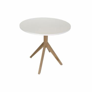 Imagem de Mesa de Jantar Redonda Verona Branca Ref. 030 80B VivaLigna